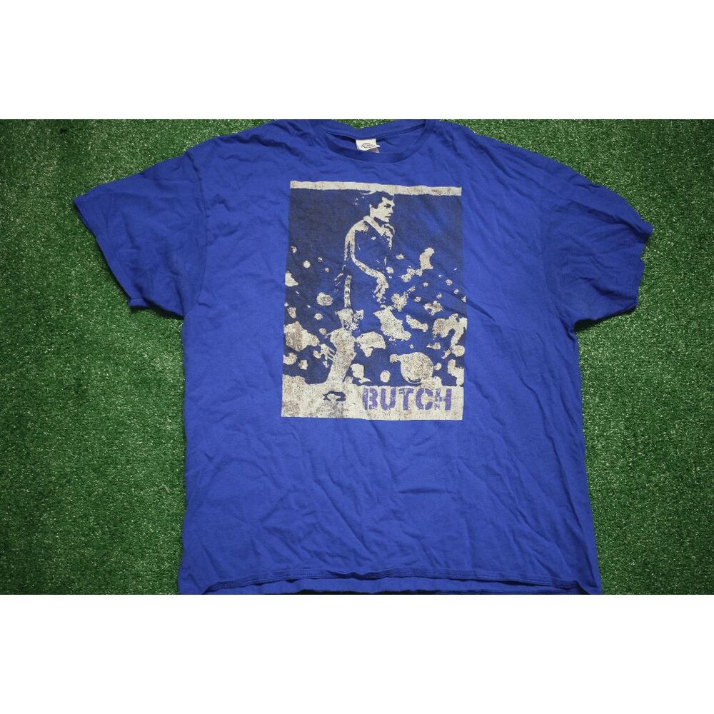Vintage Delta Pro Weight Graphic Tee "Butch" Blue Size 2XL